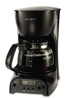 Mr. Coffee DRX5 4-Cup Programmable Coffeemaker, Black