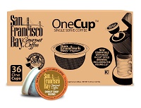 San Francisco Bay OneCup, Donut Shop Blend, 36 Single Serve Coffees