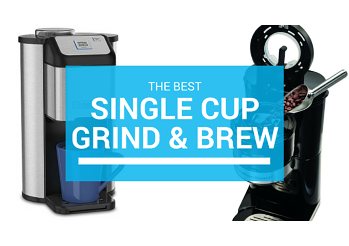 single cup grind and brew coffee machines