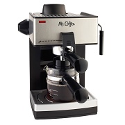 Mr. Coffee ECM160 4-Cup Steam Espresso Machine, Black